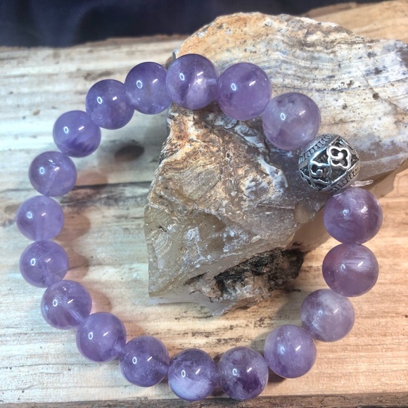 Hand Crafted Jewelry - Hand Crafted Amethyst Bracelet